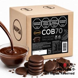 MAPSA COB 70% CACAO BOTONES X 5 KG